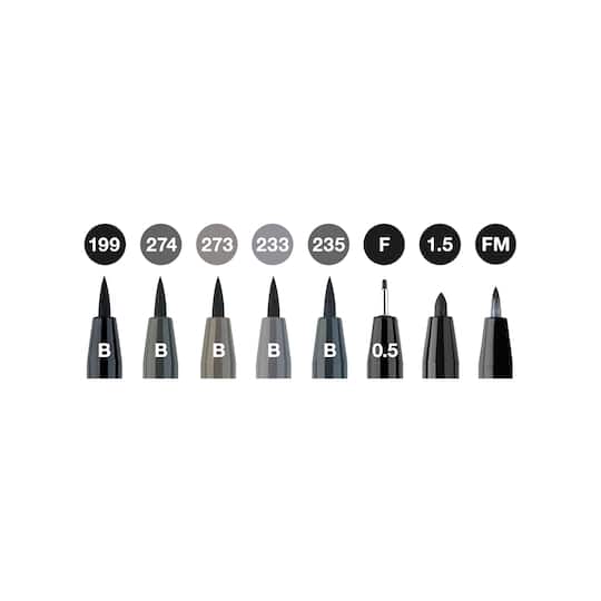 6 Packs: 8 ct. (48 total) Faber-Castell® PITT® Soft Brush Artist Pens